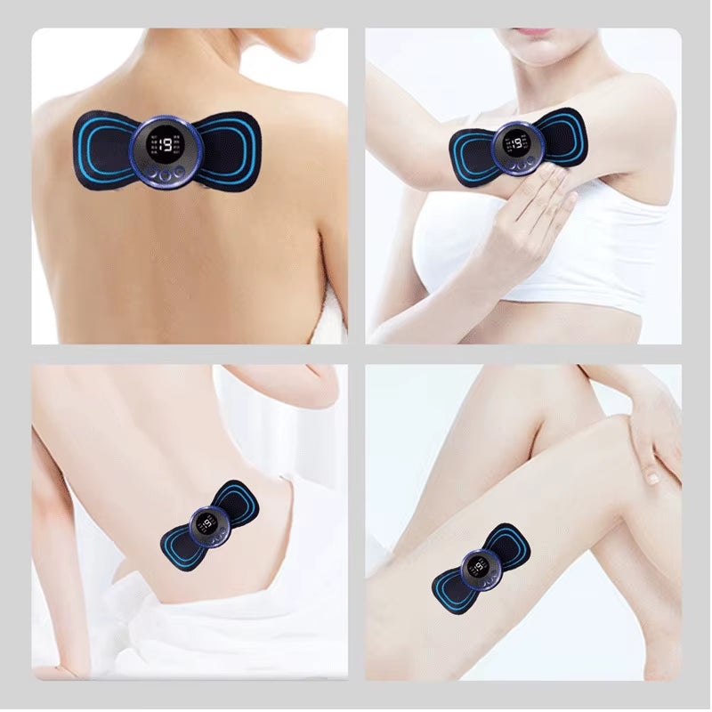 RelaxPad™ LCD Neck & Body Massager – Adjustable Electric Therapy Device