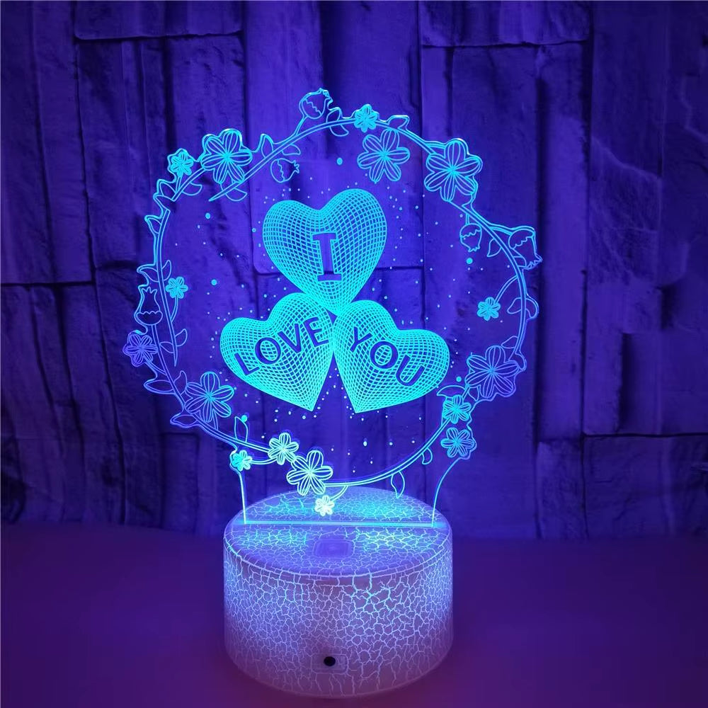 LoveLume™ 3D "I LOVE YOU" LED Lamp