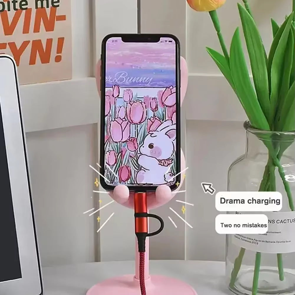 BunnyStand™ Angle & Height Adjustable Rabbit Phone Holder