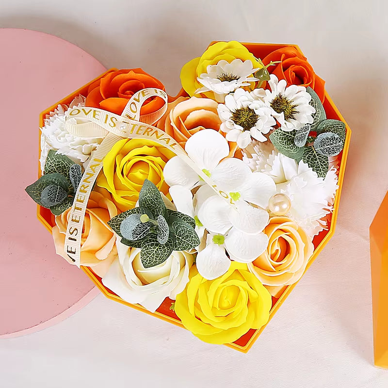 HeartBloom™ Soap Flower Gift Set – Romantic Valentine’s Day