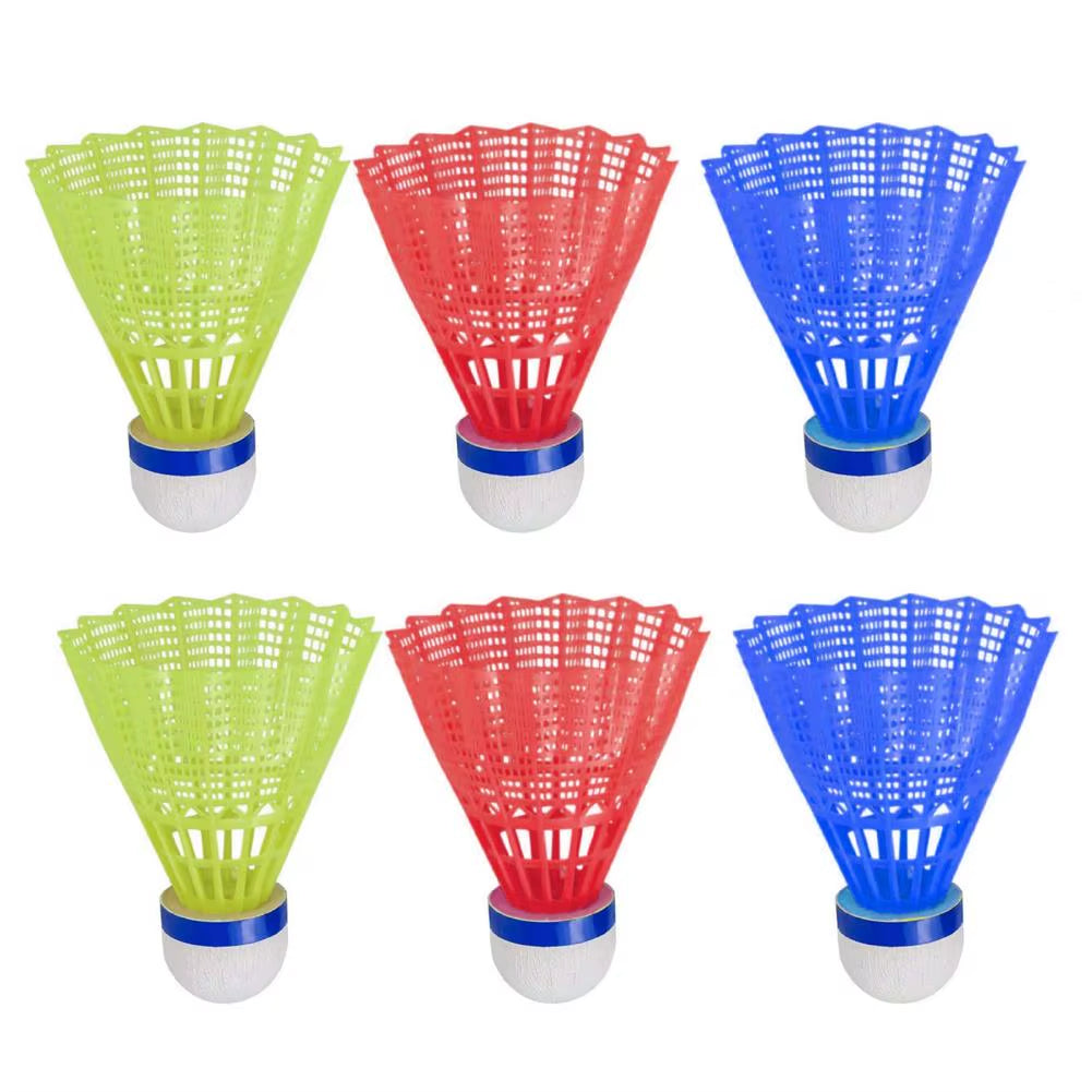 GlowPlay™ LED Badminton Set – 6-Piece Luminous Light-Up Shuttlecocks