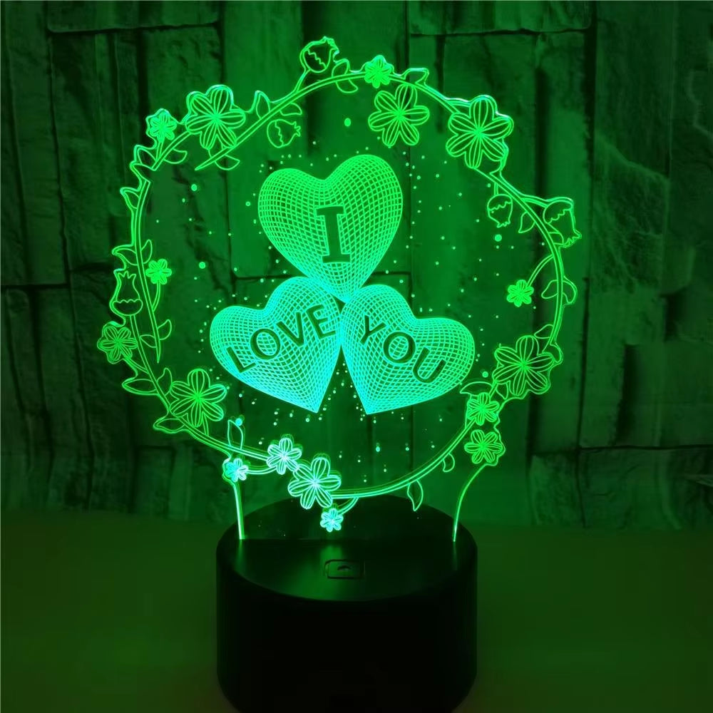 LoveLume™ 3D "I LOVE YOU" LED Lamp