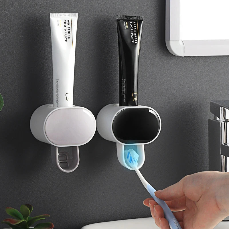 Automatic Toothpaste Dispenser™ Bathroom Toothbrush Holder