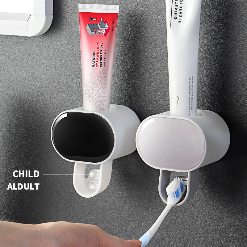 Automatic Toothpaste Dispenser™ Bathroom Toothbrush Holder