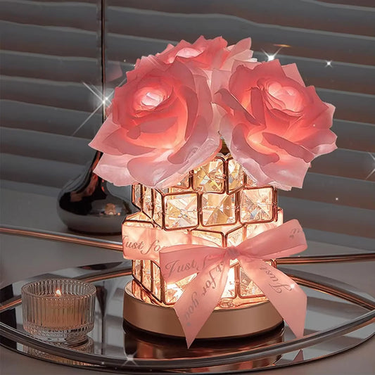 LED Rose™ Crystal Table Lamp