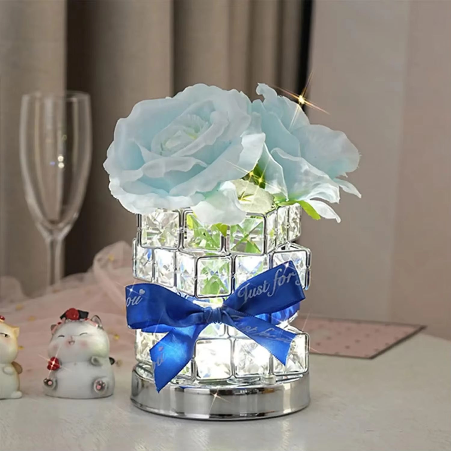 LED Rose™ Crystal Table Lamp