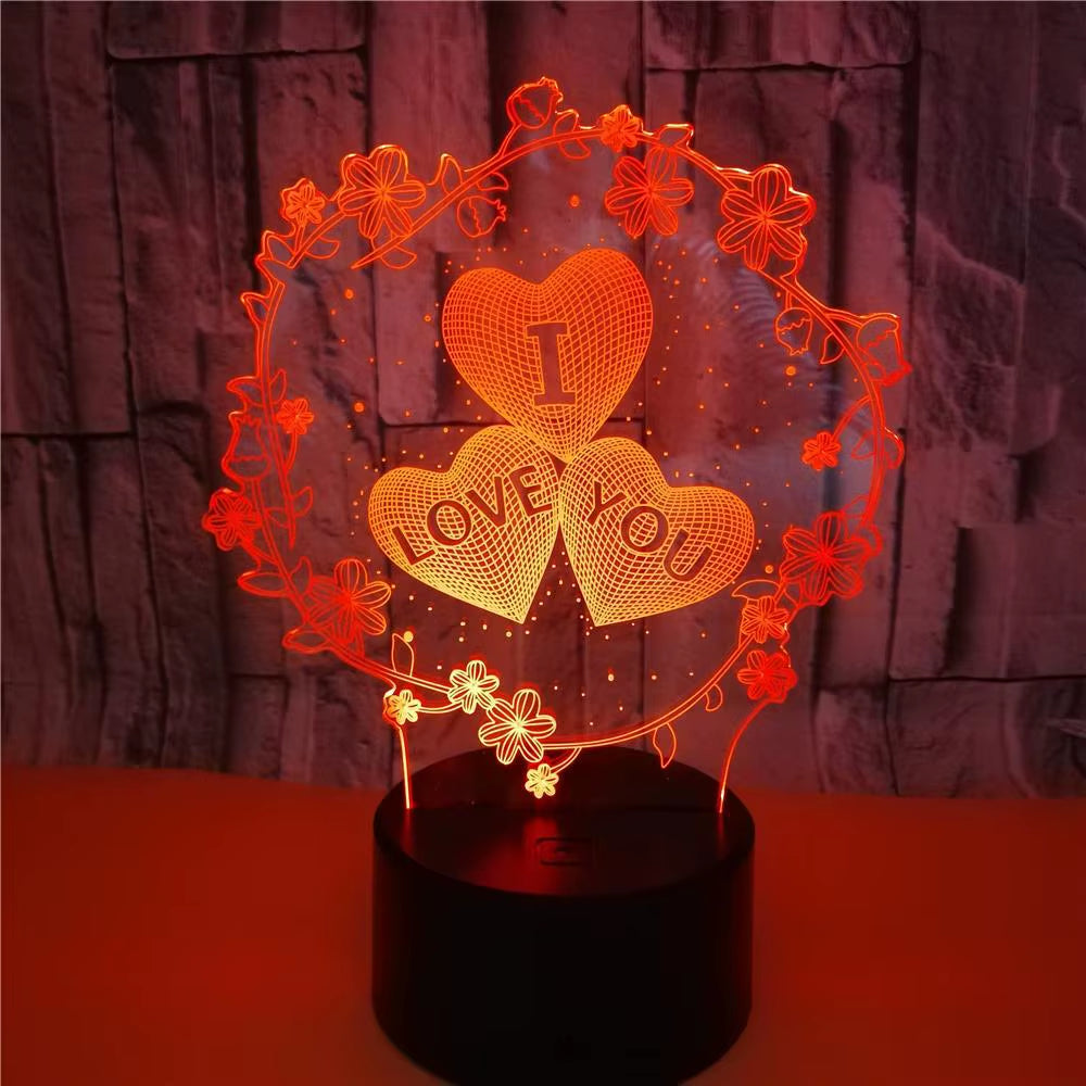 LoveLume™ 3D "I LOVE YOU" LED Lamp