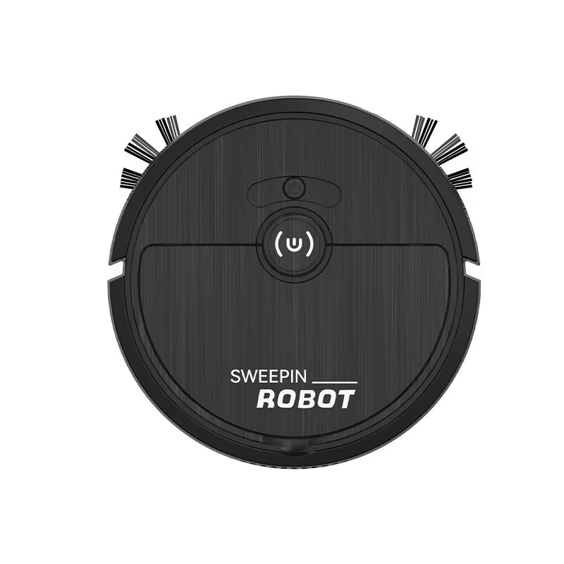 Ultra-Thin Robotic Vacuum Cleaner – Compact Automatic Sweeping Robot for Pet Hair & Hard Floors