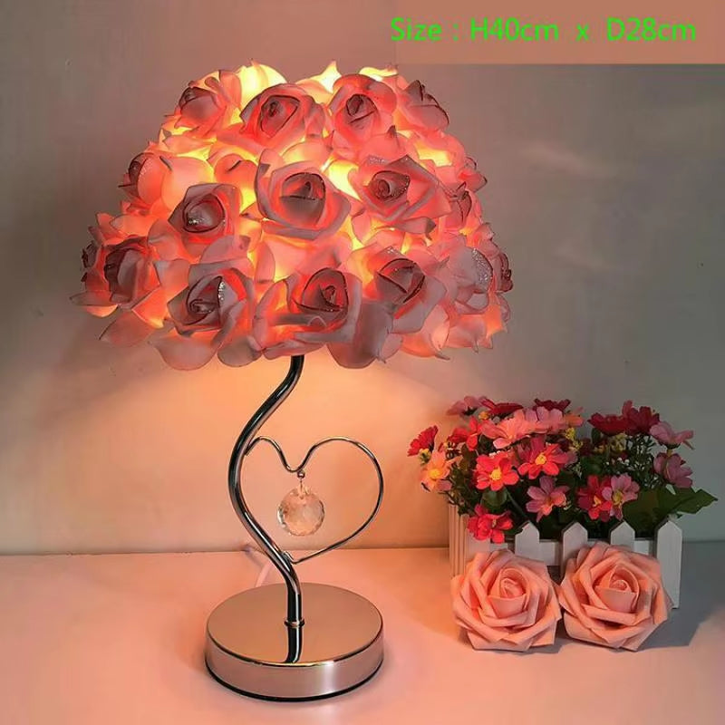 European Rose™ Desk Lamp – Multicolor LED Table Night Light