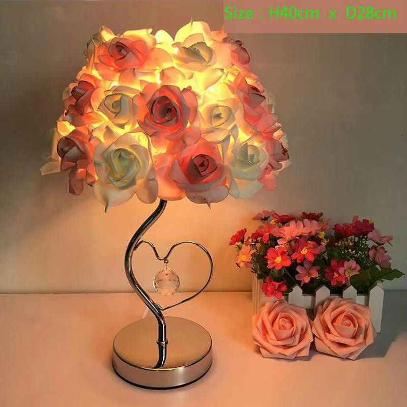 European Rose™ Desk Lamp – Multicolor LED Table Night Light