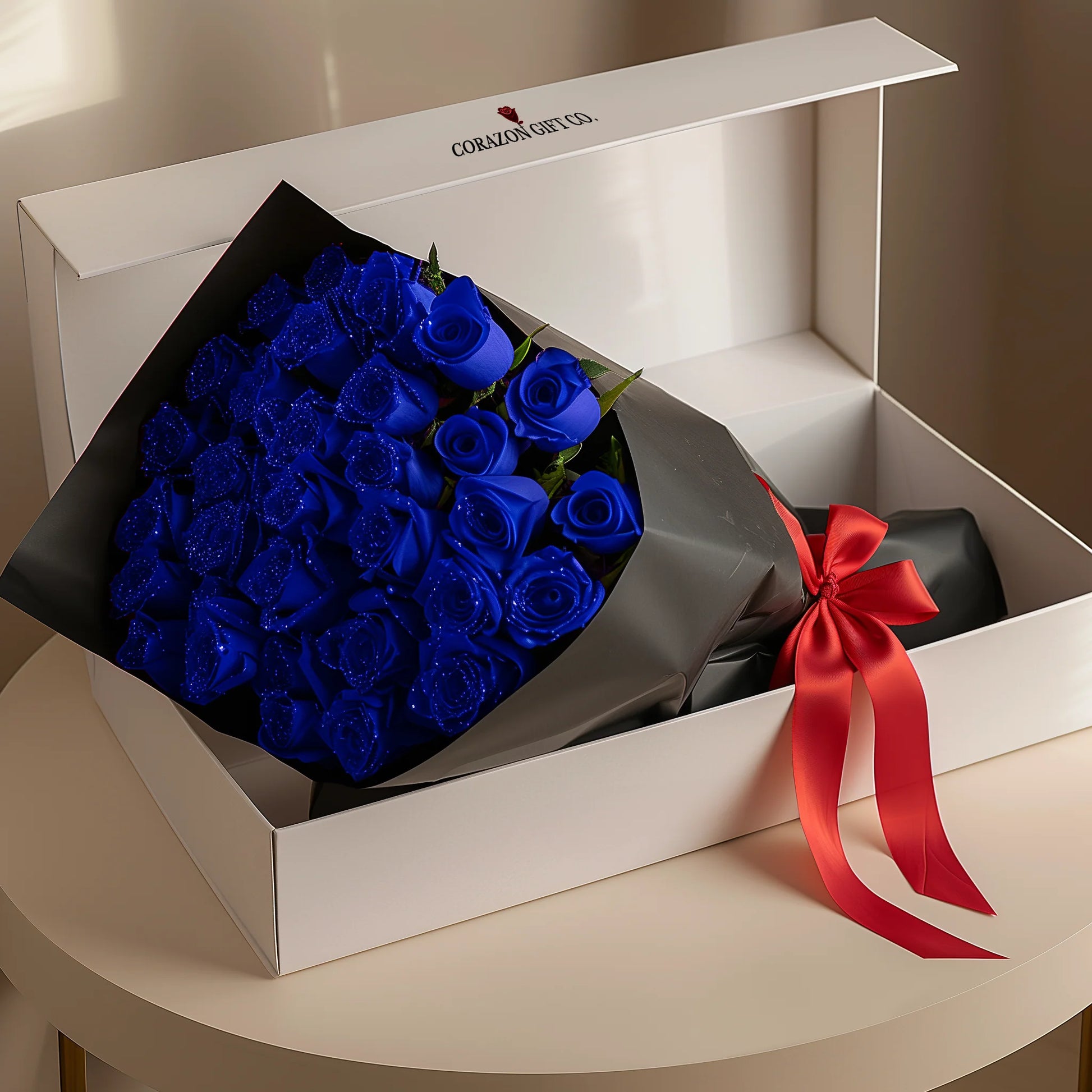 Glitter Rose™ Bouquet – Elegant Sparkling Flower Arrangement