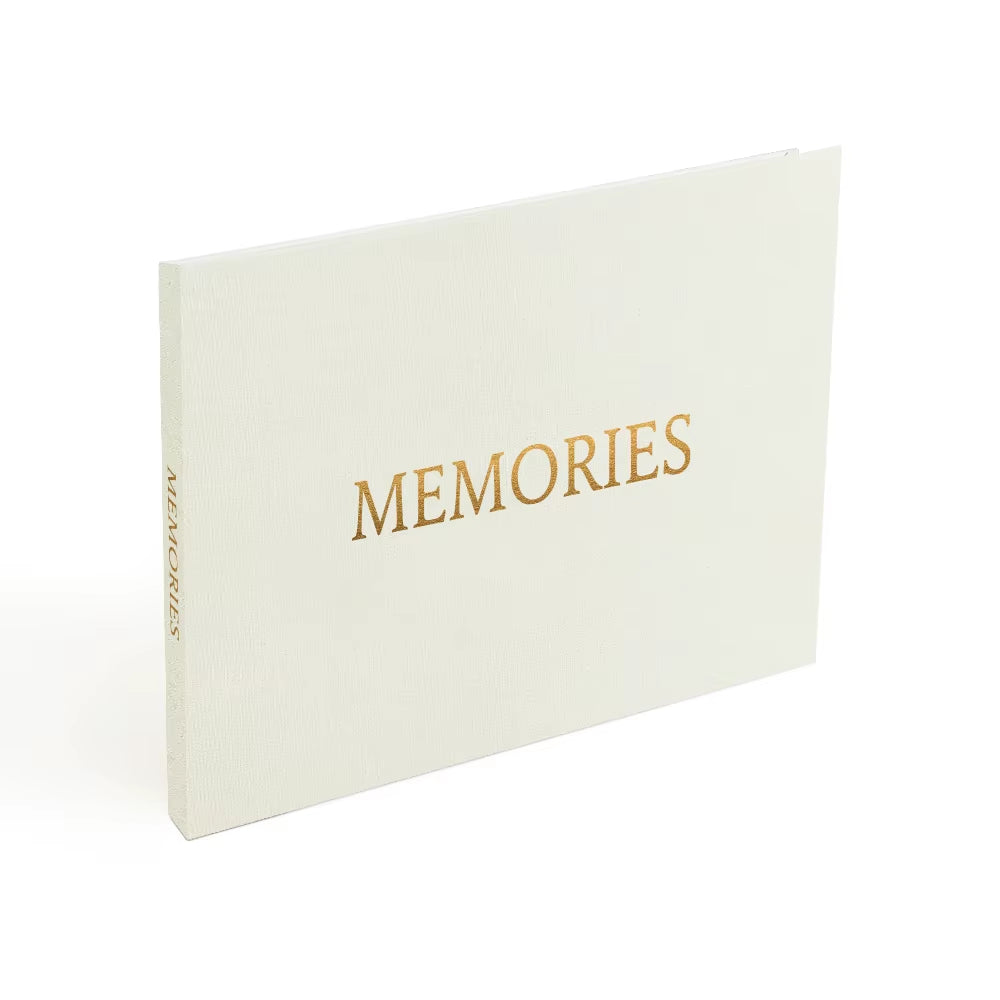 MemoryVault™ Luxury Linen-Bound Video Album – 7” Display, 4GB Storage & Rechargeable Battery