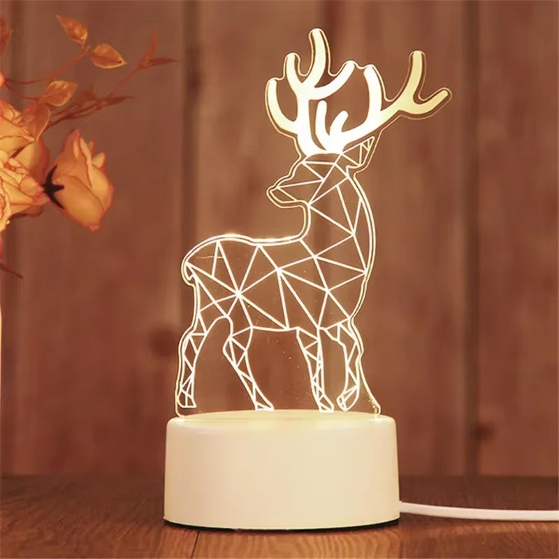 LoveGlow™ 3D LED Lamp – Romantic Night Light