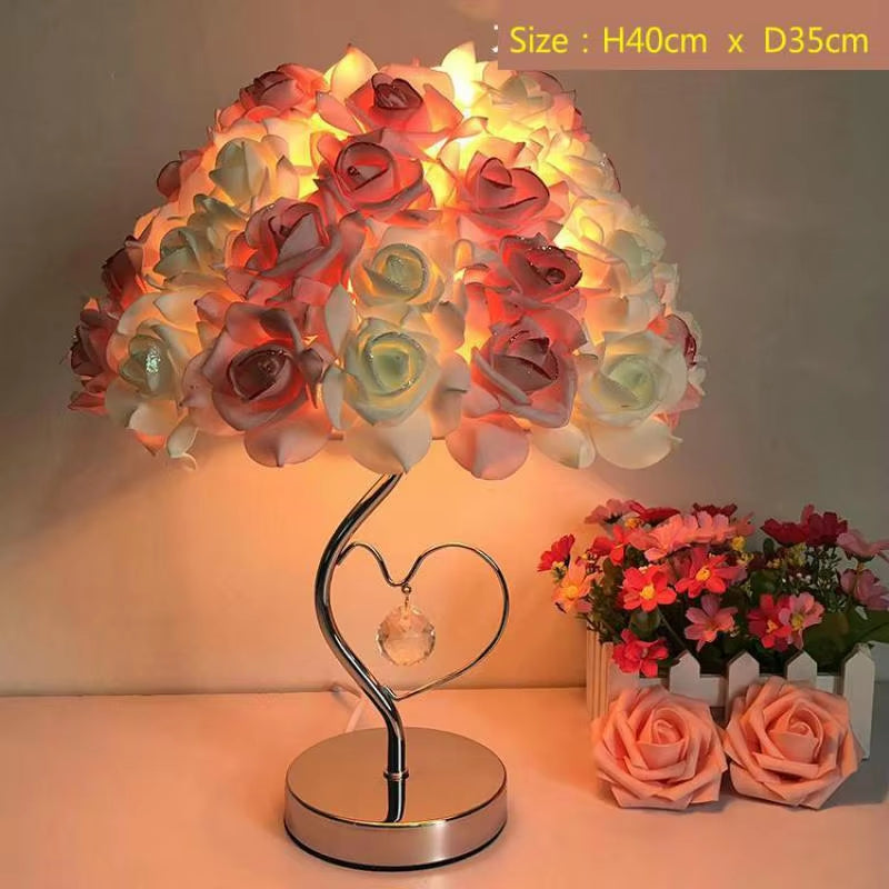 European Rose™ Desk Lamp – Multicolor LED Table Night Light