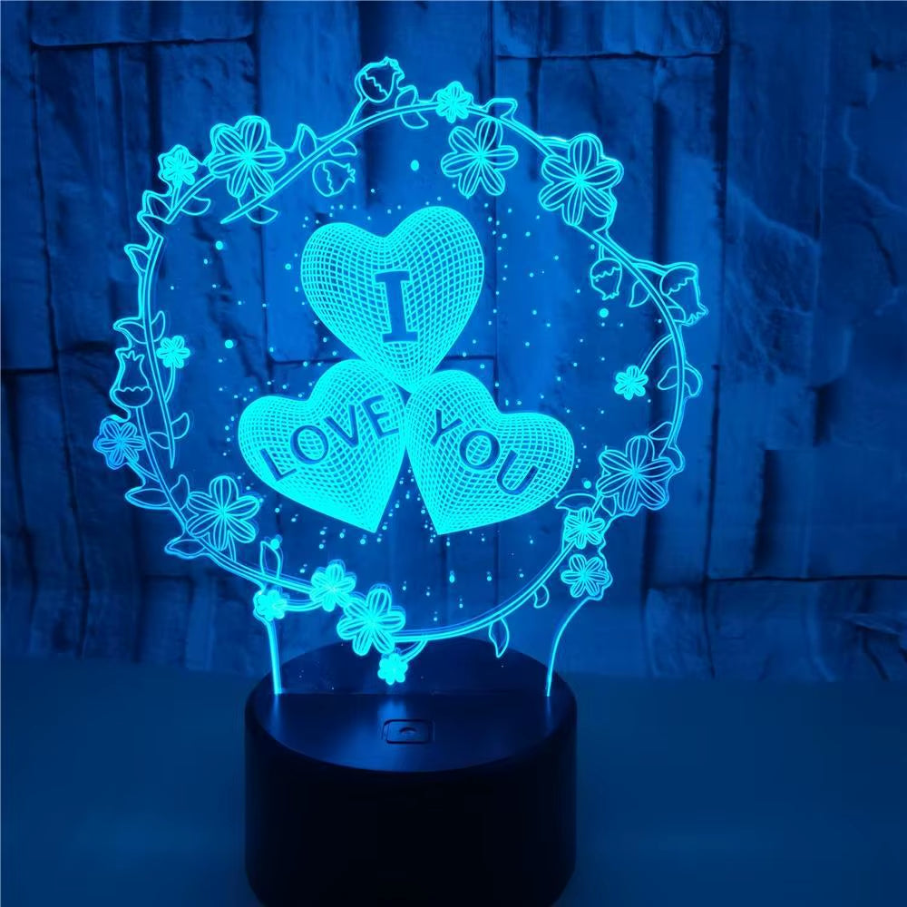 LoveLume™ 3D "I LOVE YOU" LED Lamp