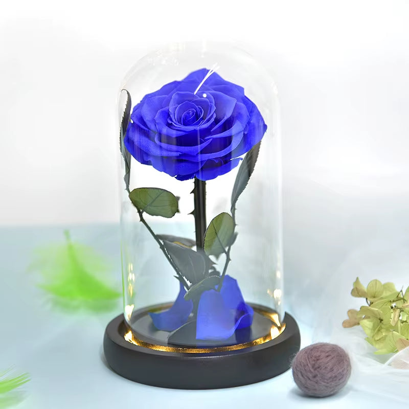 Little Prince™ Eternal Rose – Enchanted Glass Box with LED Light