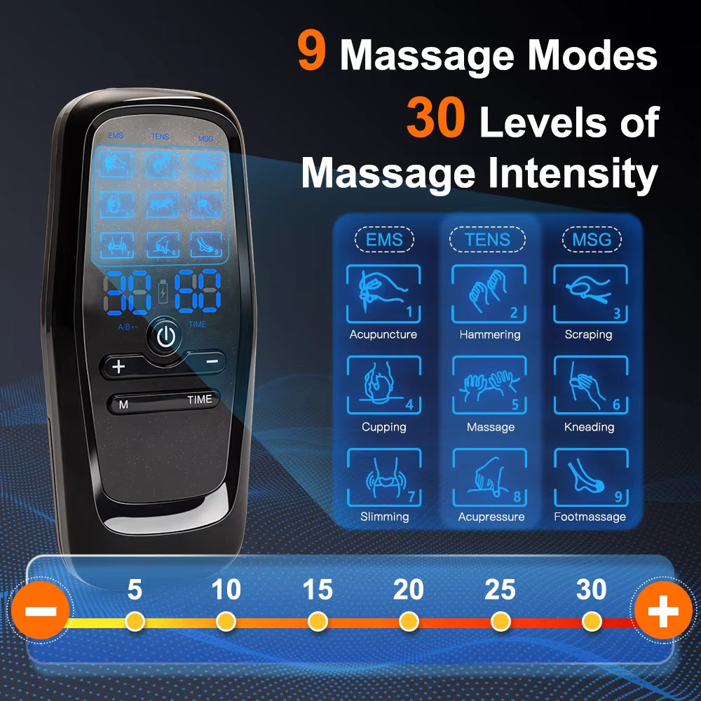 TherapyPulse™ EMS Muscle Stimulator – Digital Acupuncture & Body Slimming Device