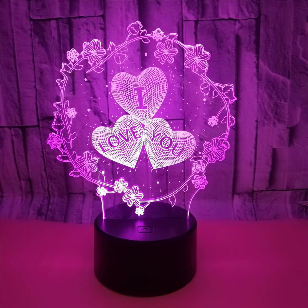 LoveLume™ 3D "I LOVE YOU" LED Lamp