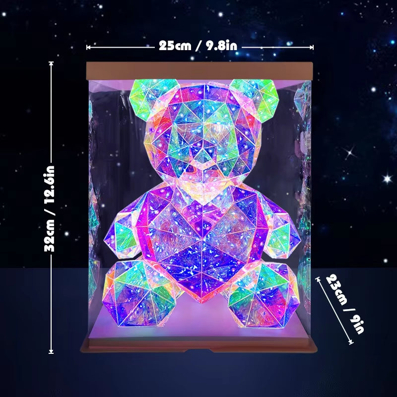 GlowBear™ LED Lamp – Colorful 30CM Light-Up Bear