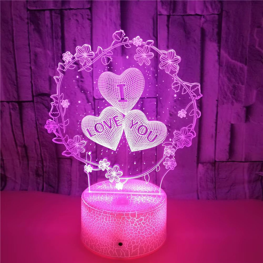 LoveLume™ 3D "I LOVE YOU" LED Lamp