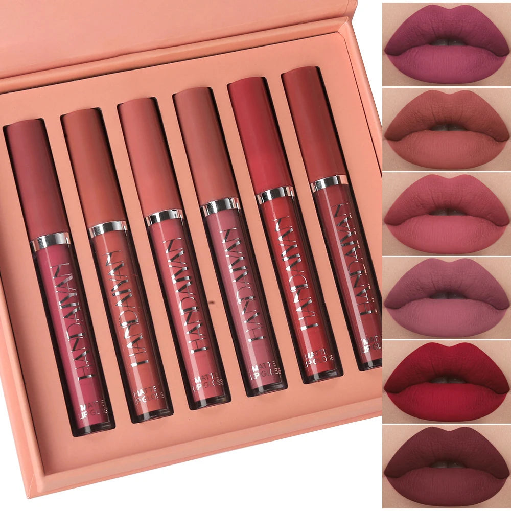 Liquid Velvet Lipstick Set – Long-Lasting, Vibrant Matte Colors for Every Occasion