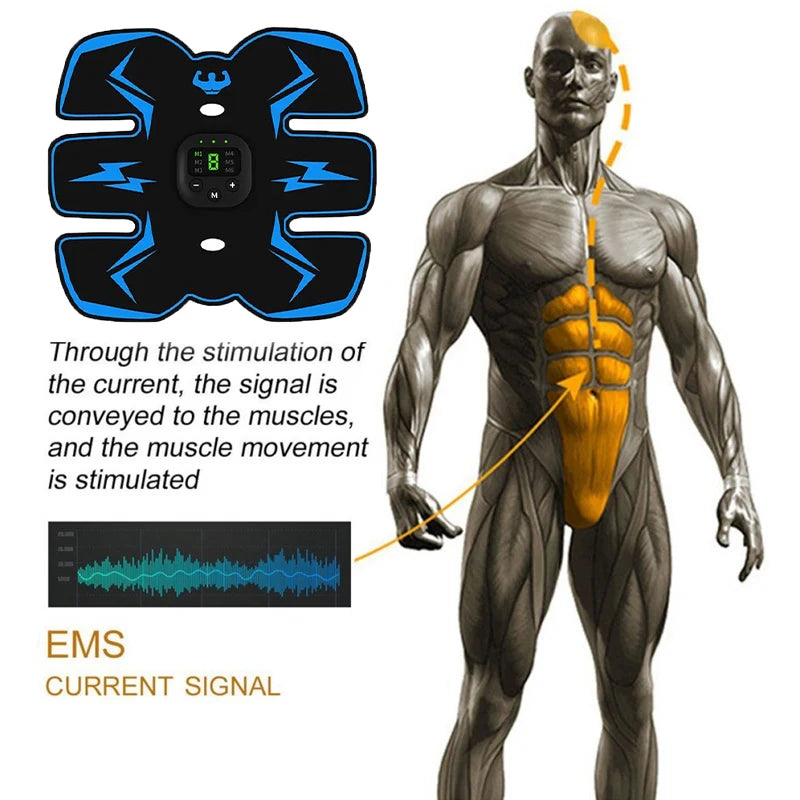 Smart EMS Wireless Muscle Stimulator™ – Abdominal Fitness & Body Slimming Massager