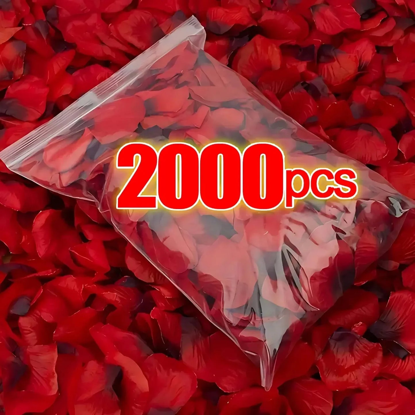 Artificial Rose Petals™ – 2000/100Pcs Colorful Silk Petals