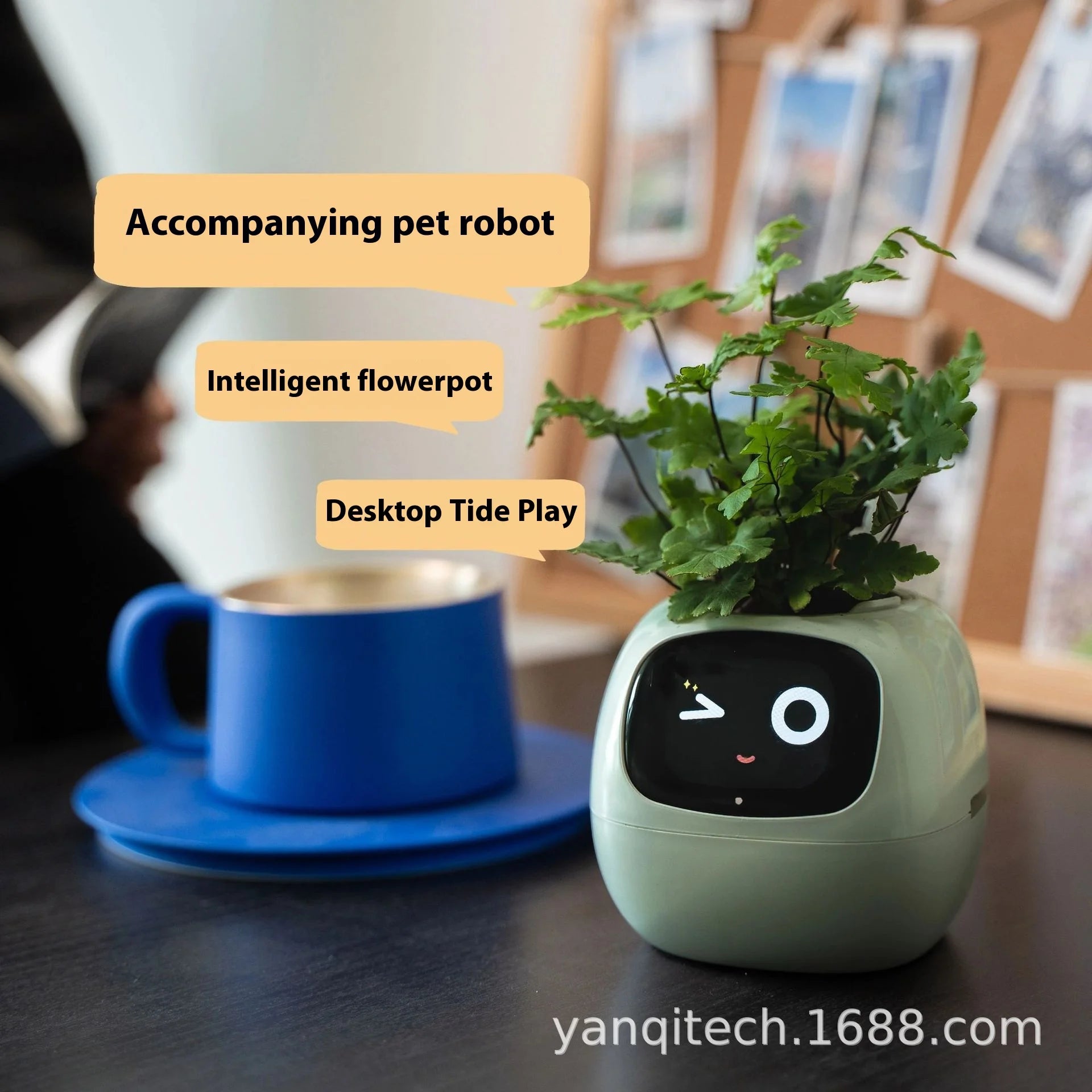 IvyBot™ Interactive Pet Robot – Creative App-Controlled Smart Flower for Expressing Plant Emotions