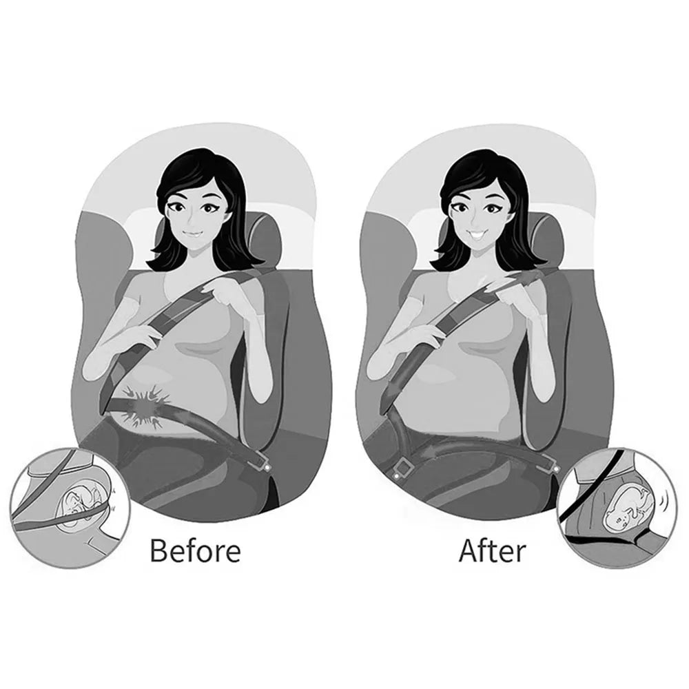 SafeBelly™ Pregnant Car Seat Belt Adjuster – Comfort & Safety for Maternity Moms