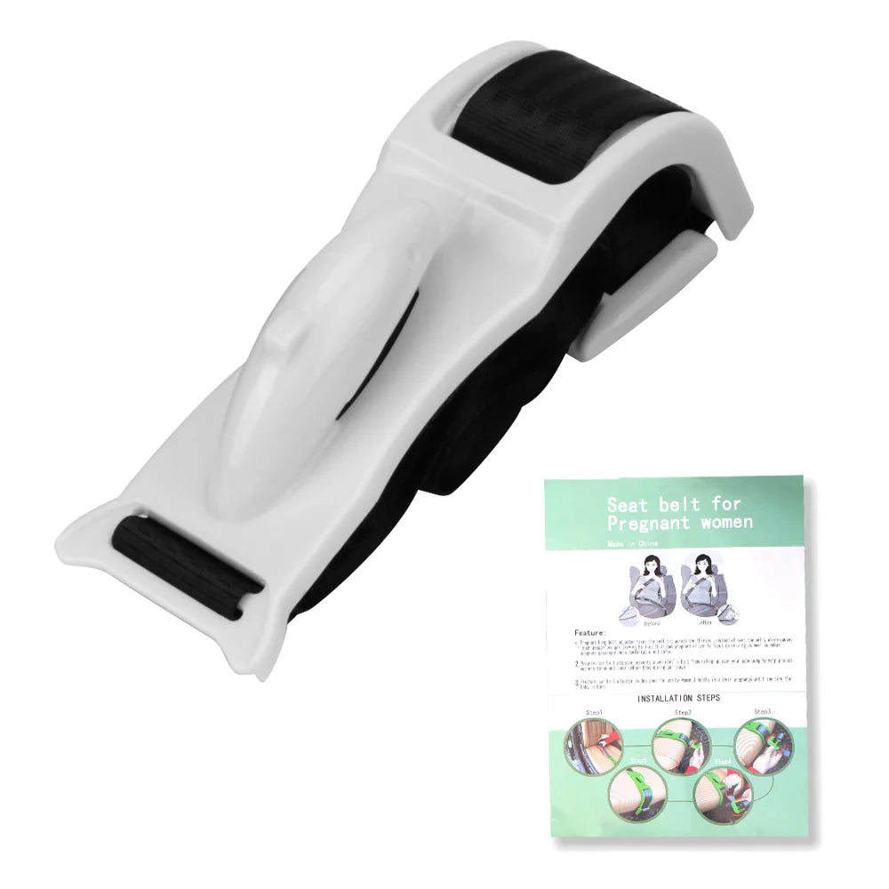 SafeBelly™ Pregnant Car Seat Belt Adjuster – Comfort & Safety for Maternity Moms