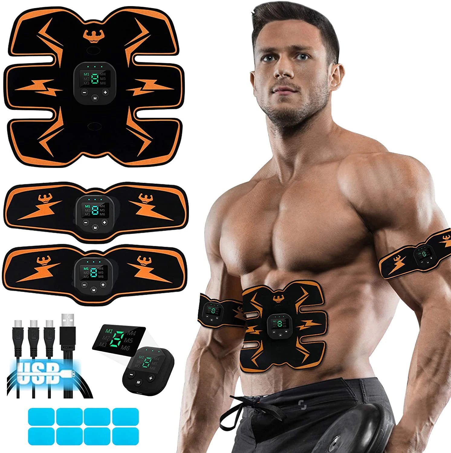 Smart EMS Wireless Muscle Stimulator™ – Abdominal Fitness & Body Slimming Massager