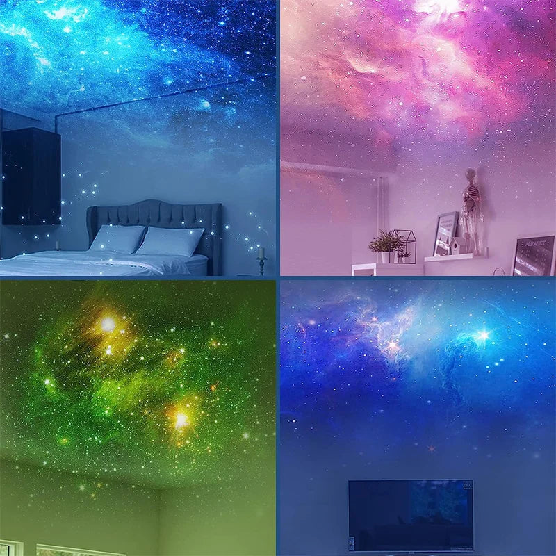 Astronaut Galaxy Projector Light – LED Starry Sky Night Light for Bedroom & Home Atmosphere