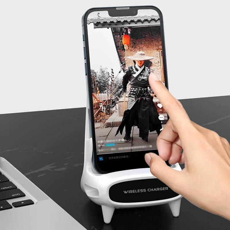 Mini Chair™ Wireless Fast Charger & Phone Holder