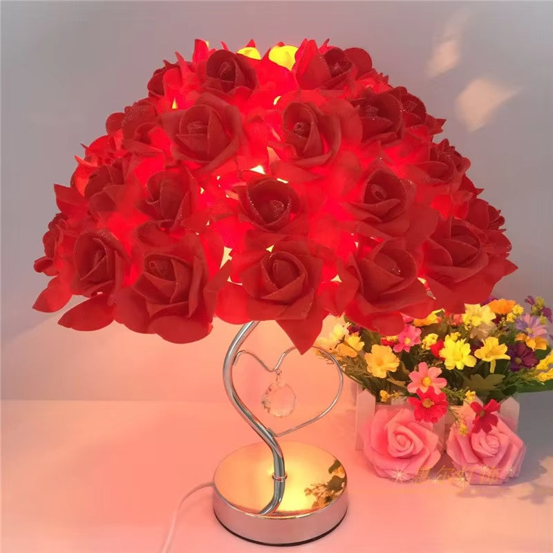 European Rose™ Desk Lamp – Multicolor LED Table Night Light