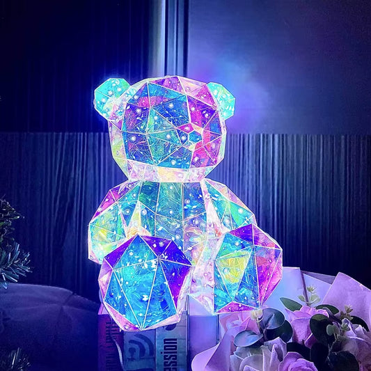 GlowBear™ LED Lamp – Colorful 30CM Light-Up Bear