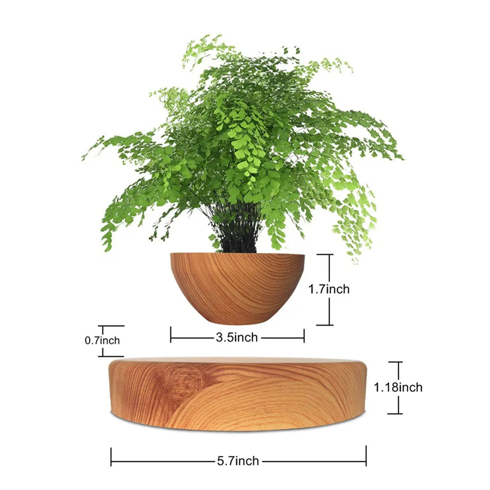 Levitating Air Bonsai Pot™ – Magnetic Levitation Floating Planter