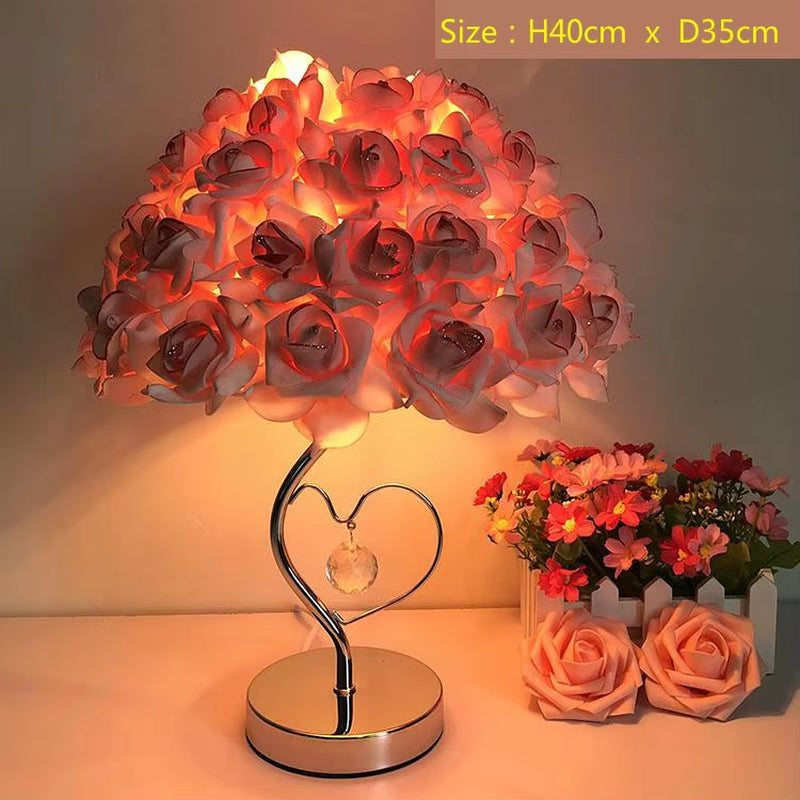 European Rose™ Desk Lamp – Multicolor LED Table Night Light