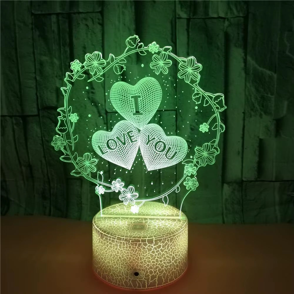 LoveLume™ 3D "I LOVE YOU" LED Lamp