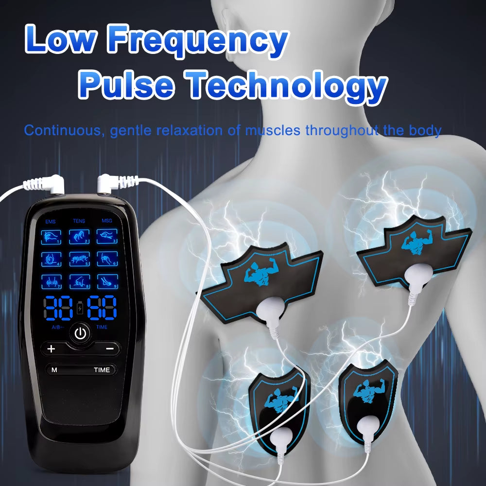 TherapyPulse™ EMS Muscle Stimulator – Digital Acupuncture & Body Slimming Device