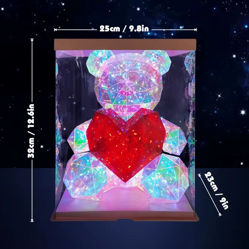 GlowBear™ LED Lamp – Colorful 30CM Light-Up Bear