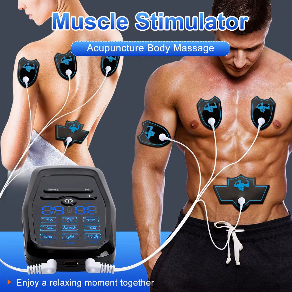 TherapyPulse™ EMS Muscle Stimulator – Digital Acupuncture & Body Slimming Device