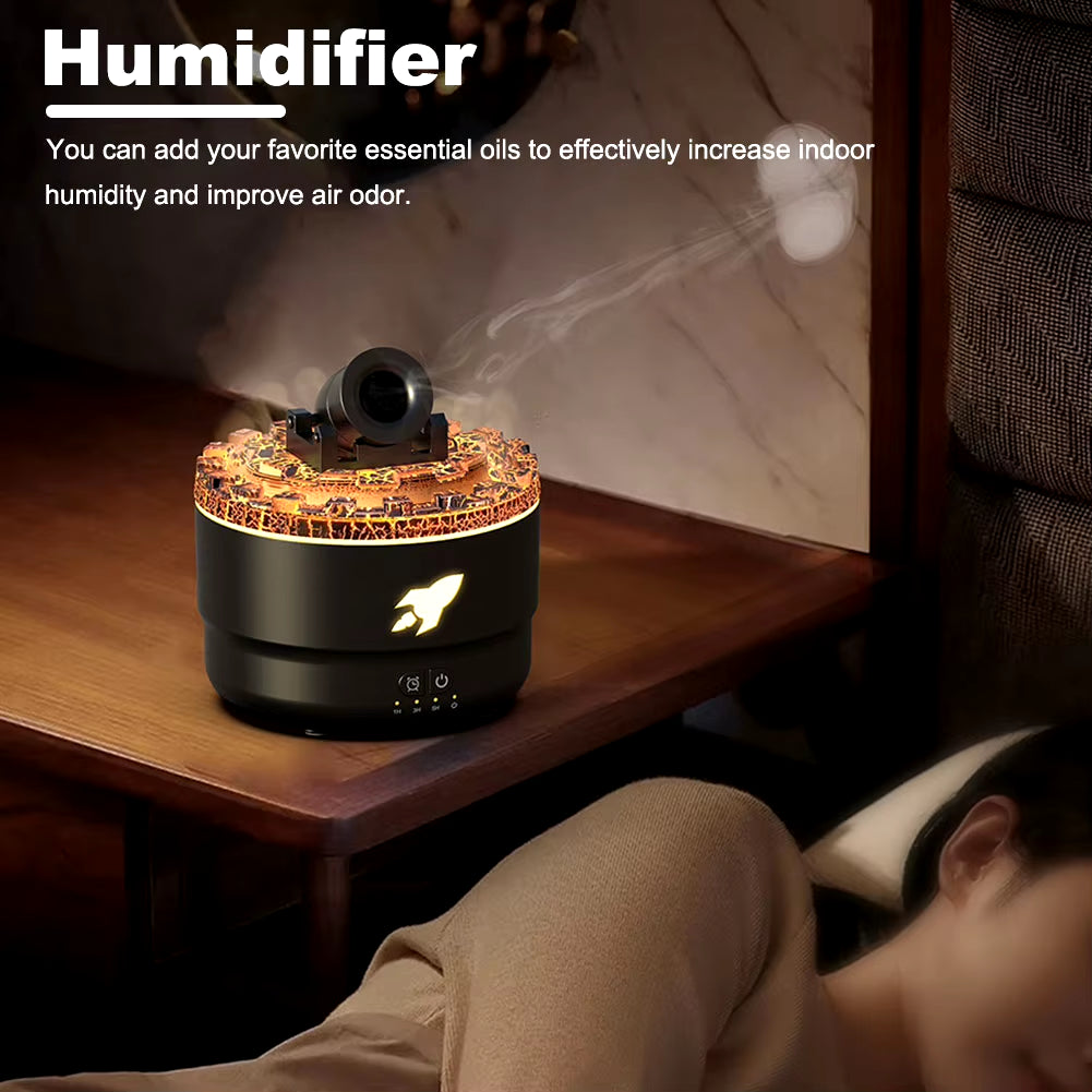 Cannon Blast Aromatherapy Humidifier – Unique Turret Design for Home & Office