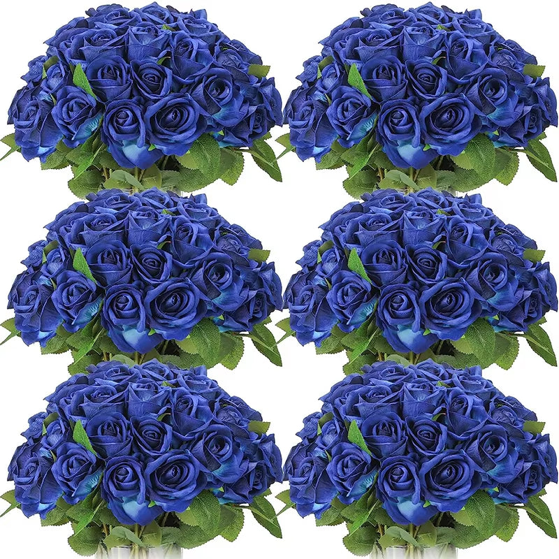 50 Pcs Velvet Rose™ Artificial Real Touch Flowers